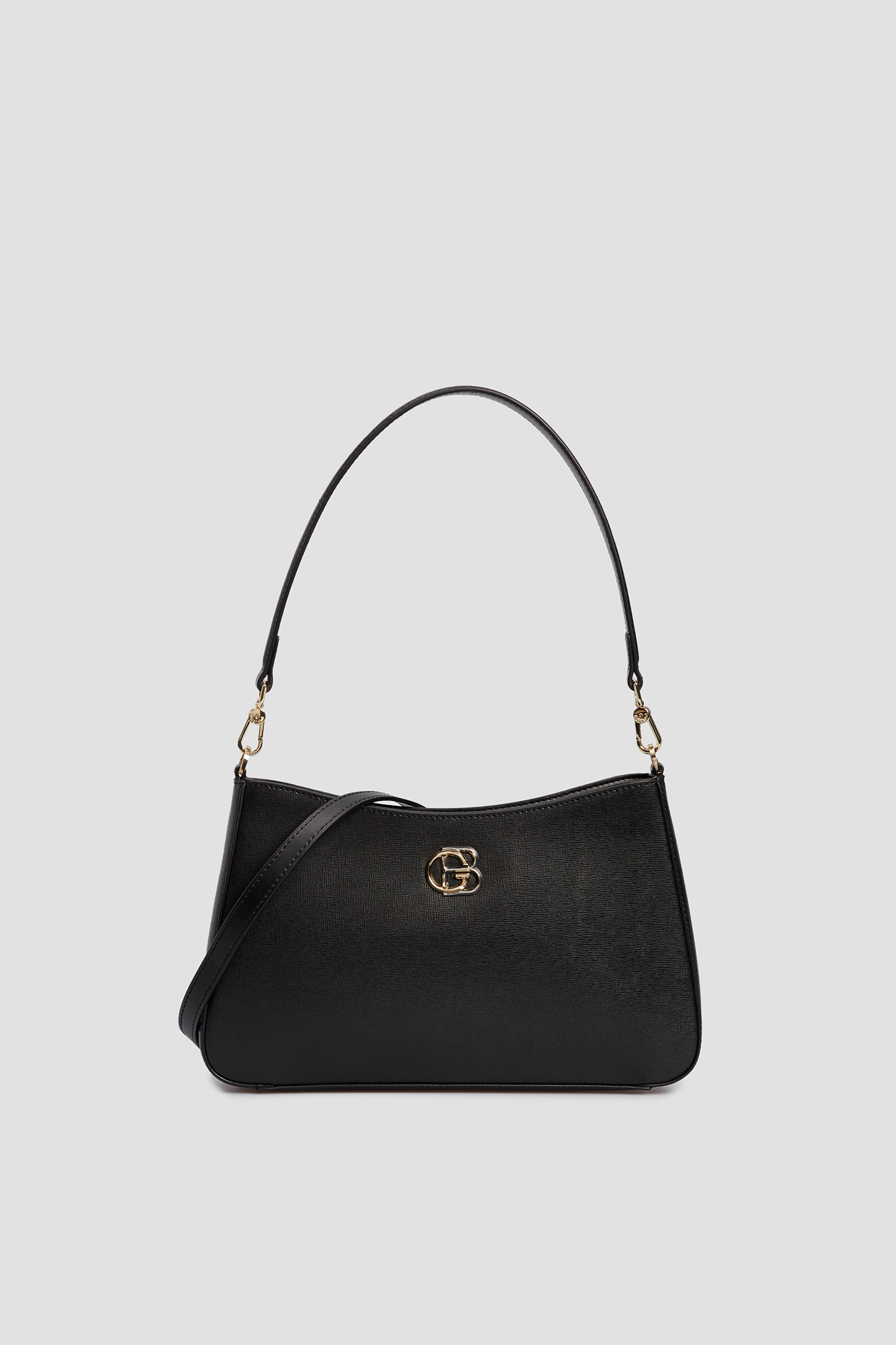 Женская черная кожаная сумка Baldinini G1CPWG7H0022;999
