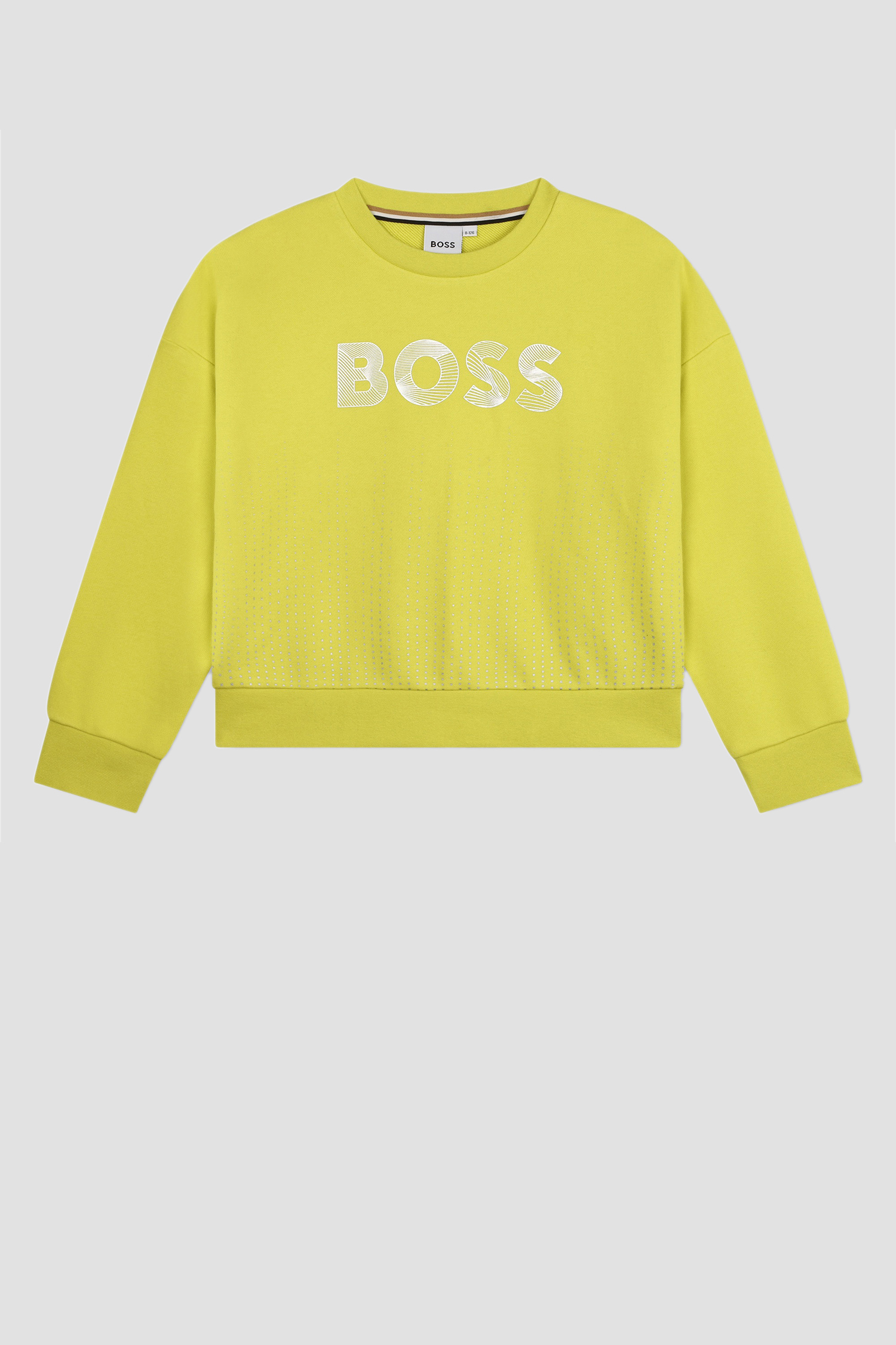 Детский желтый свитшот BOSS kids J50640;609