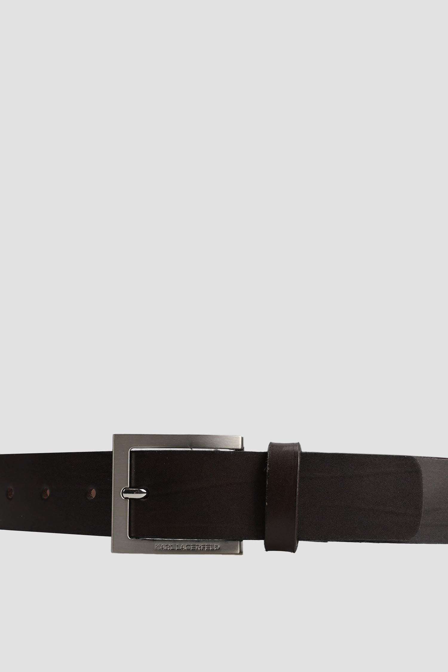 Чоловічий коричневий шкіряний ремінь Karl Lagerfeld 500498.815300;470