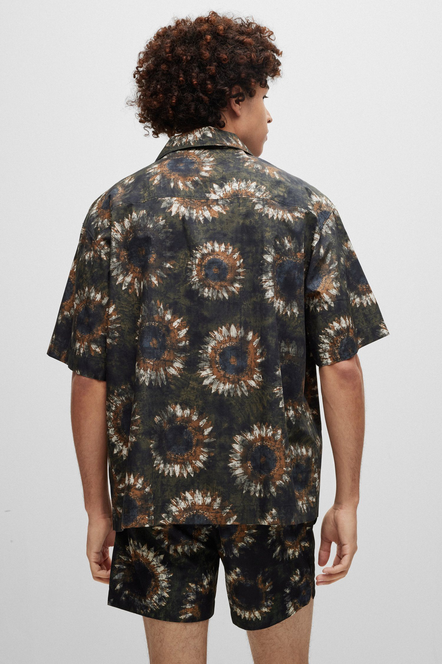 Мужская рубашка с узором HUGO 50490665;370