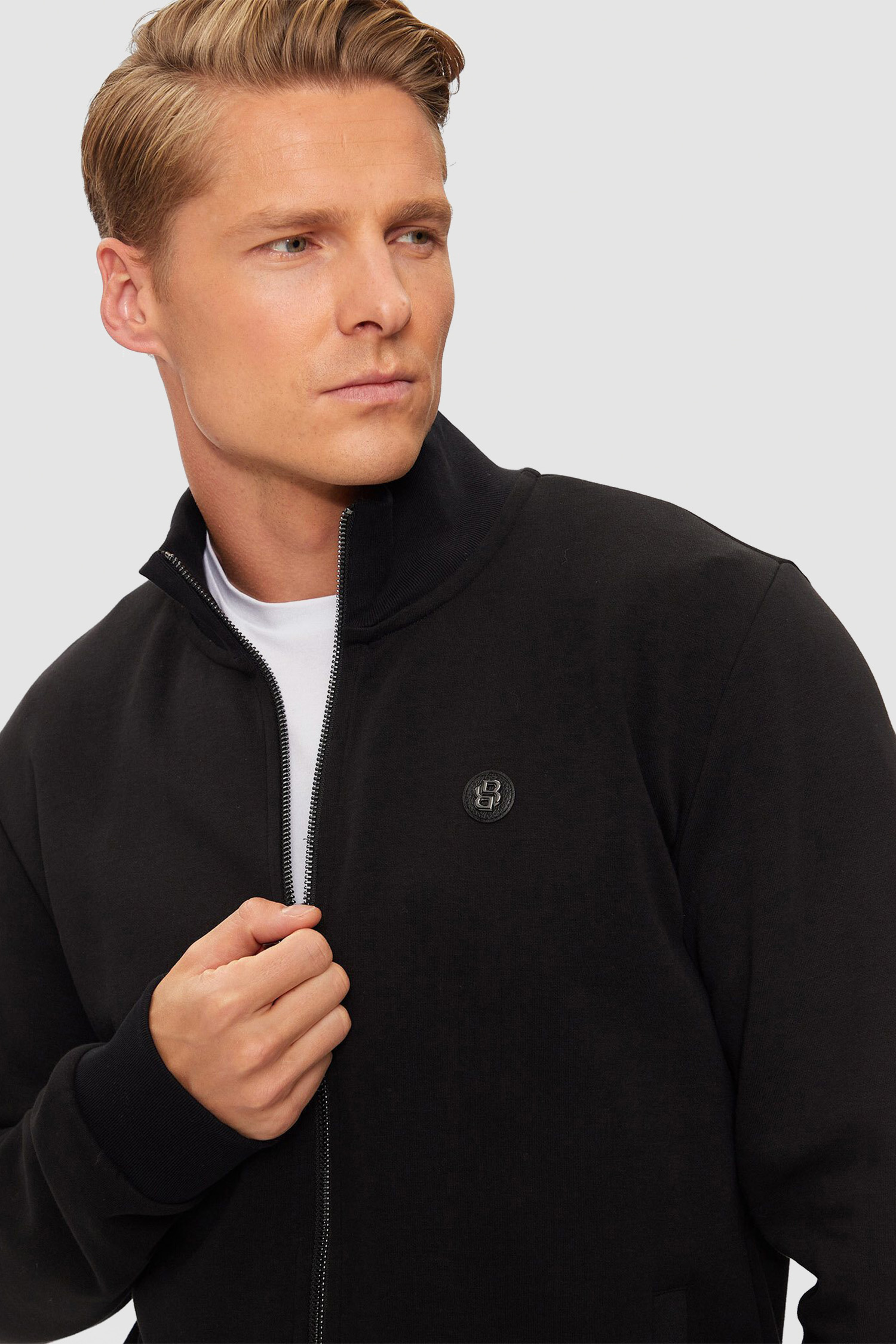 Мужская черная спортивная кофта BOSS 50523916;001