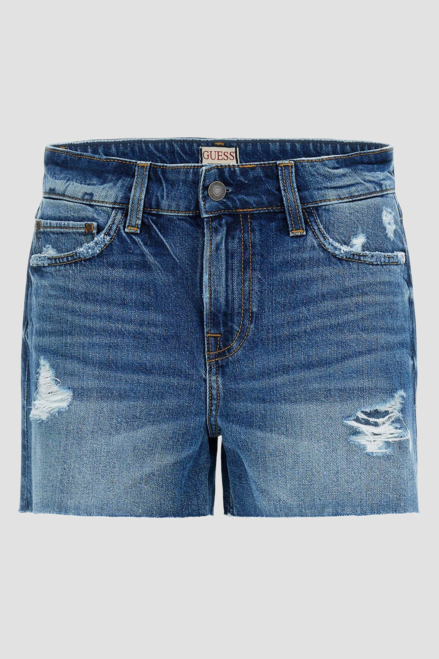 Женские синие джинсовые шорты Guess W3GD20.D4ZN1;BOO1