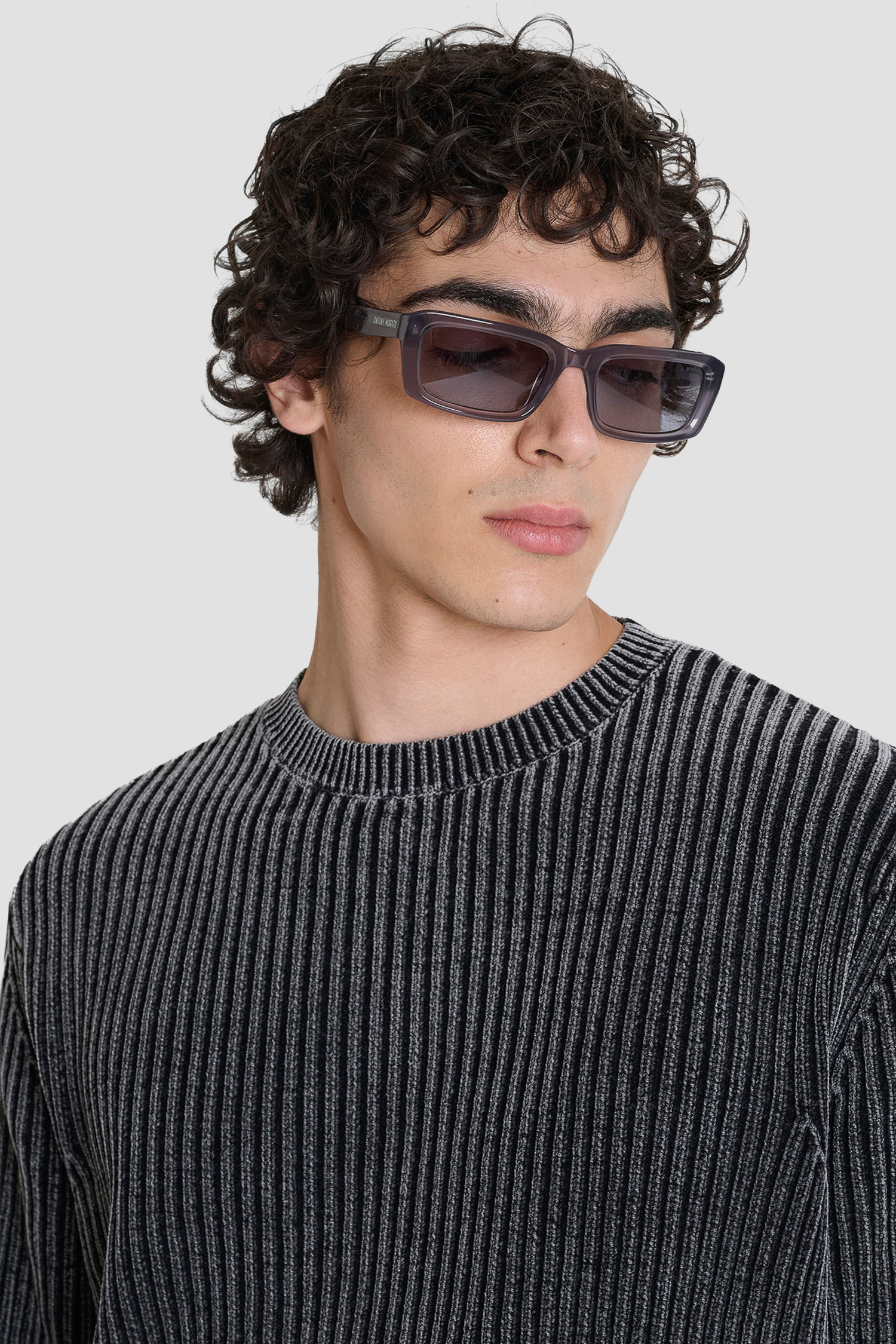Мужской черный джемпер Antony Morato MMSW01613.YA100077;9000