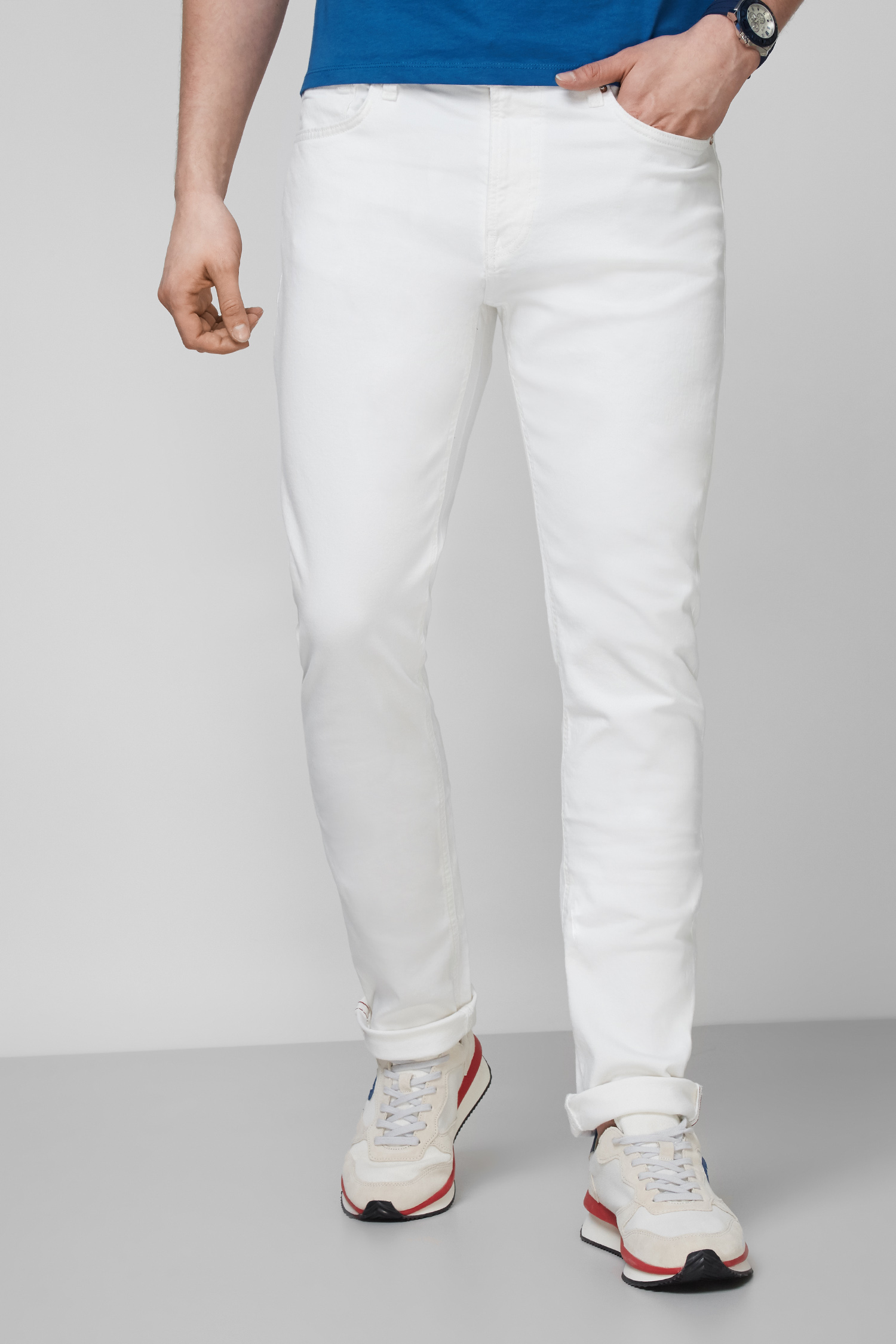 Чоловічі білі джинси Guess M1GAN2.D4CK1;TWHT