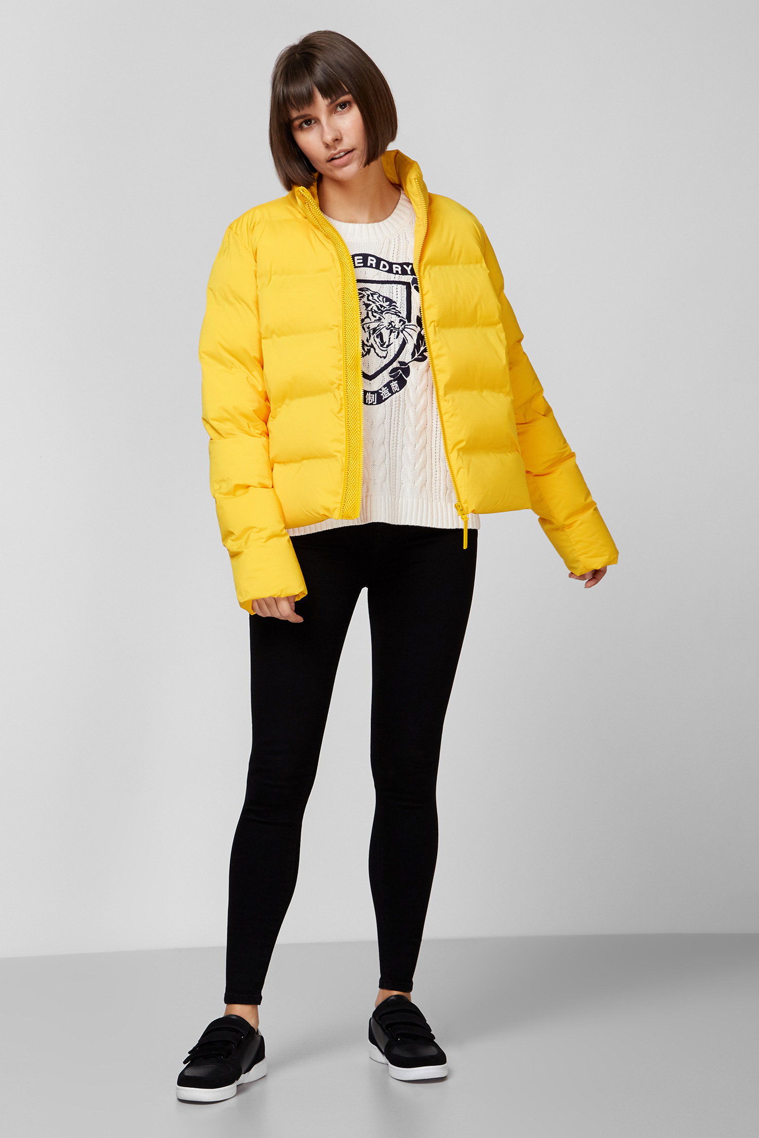 Женская желтая куртка SuperDry WS310271A;K1K