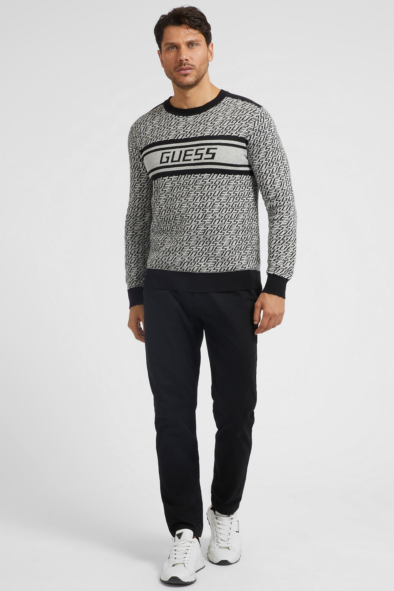 Мужской джемпер с узором Guess M2BR00.Z2PN0;P9NB