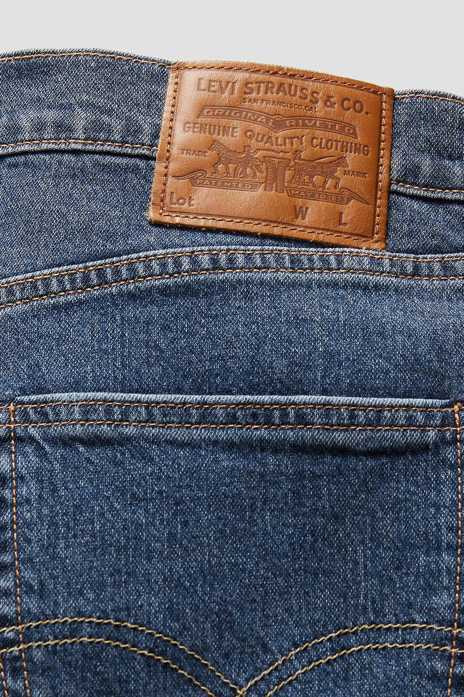 Чоловічі сині джинсові шорти 405™ Levi’s® 39864;0137
