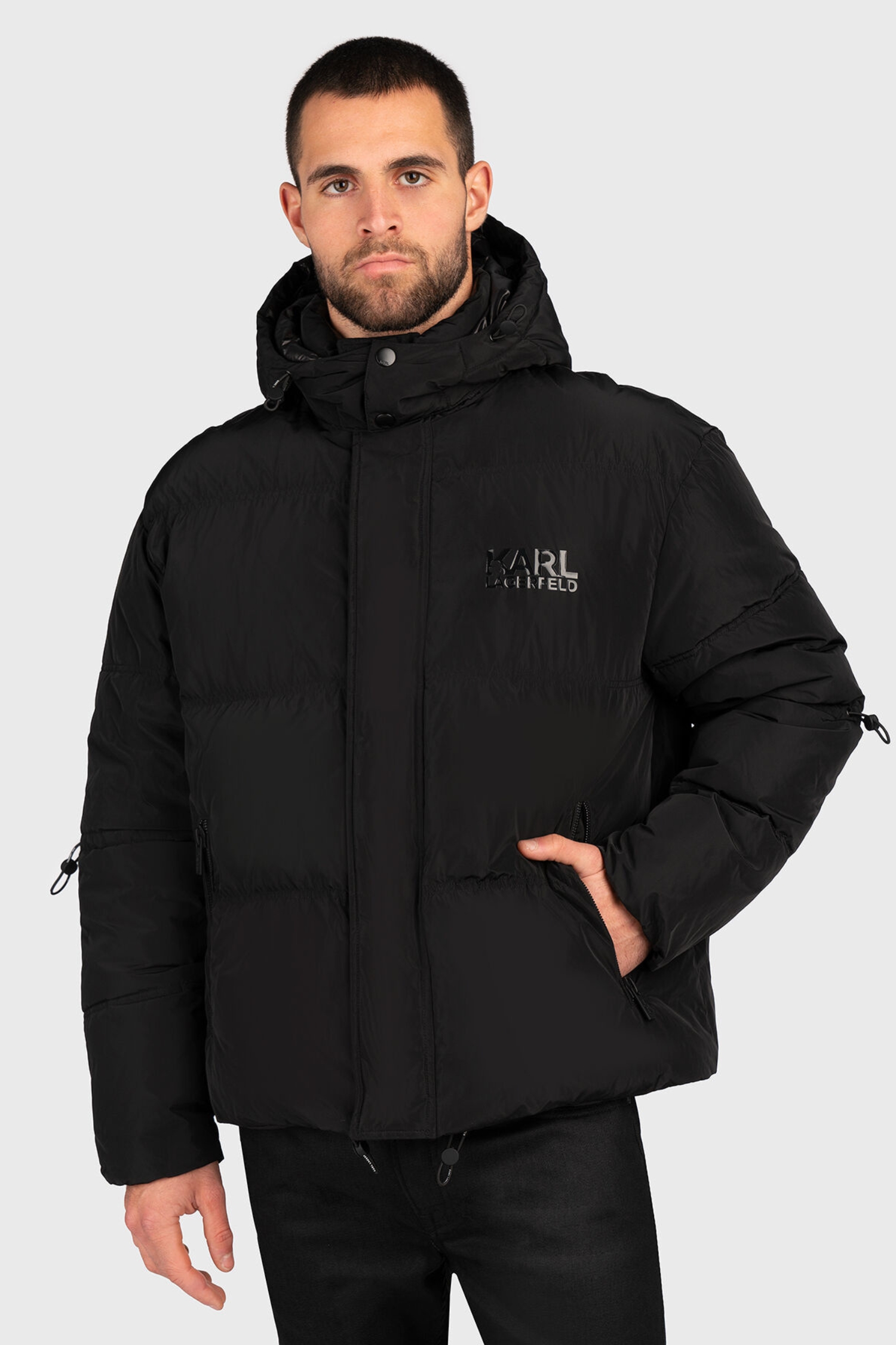 Мужская черная куртка Karl Lagerfeld 534501.505007;990