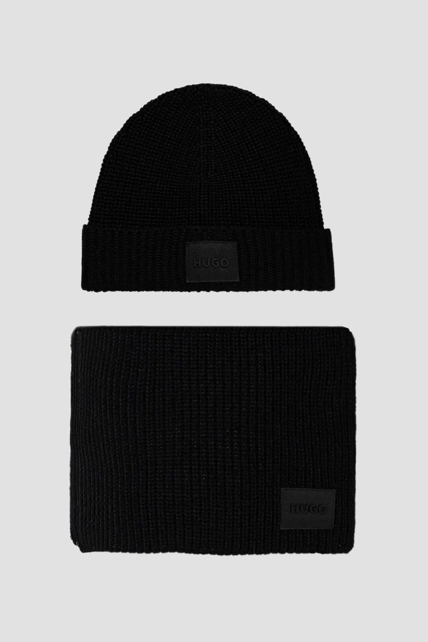 Чоловічий набір аксесуарів (шапка, шарф) HUGO 50551423;001