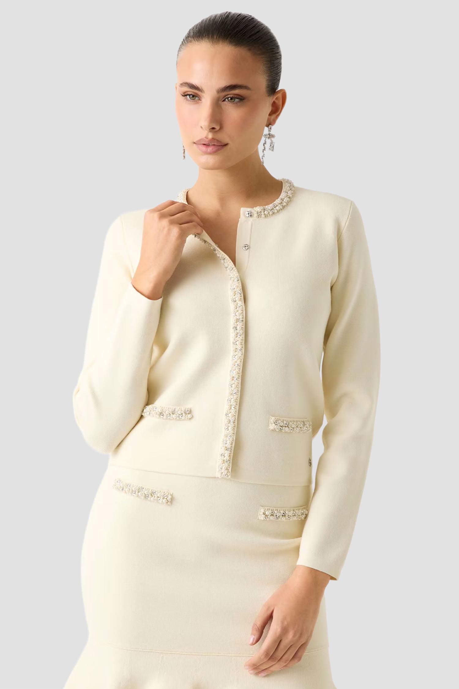 Жіночий білий кардиган Guess W6RR42.Z4422;G012