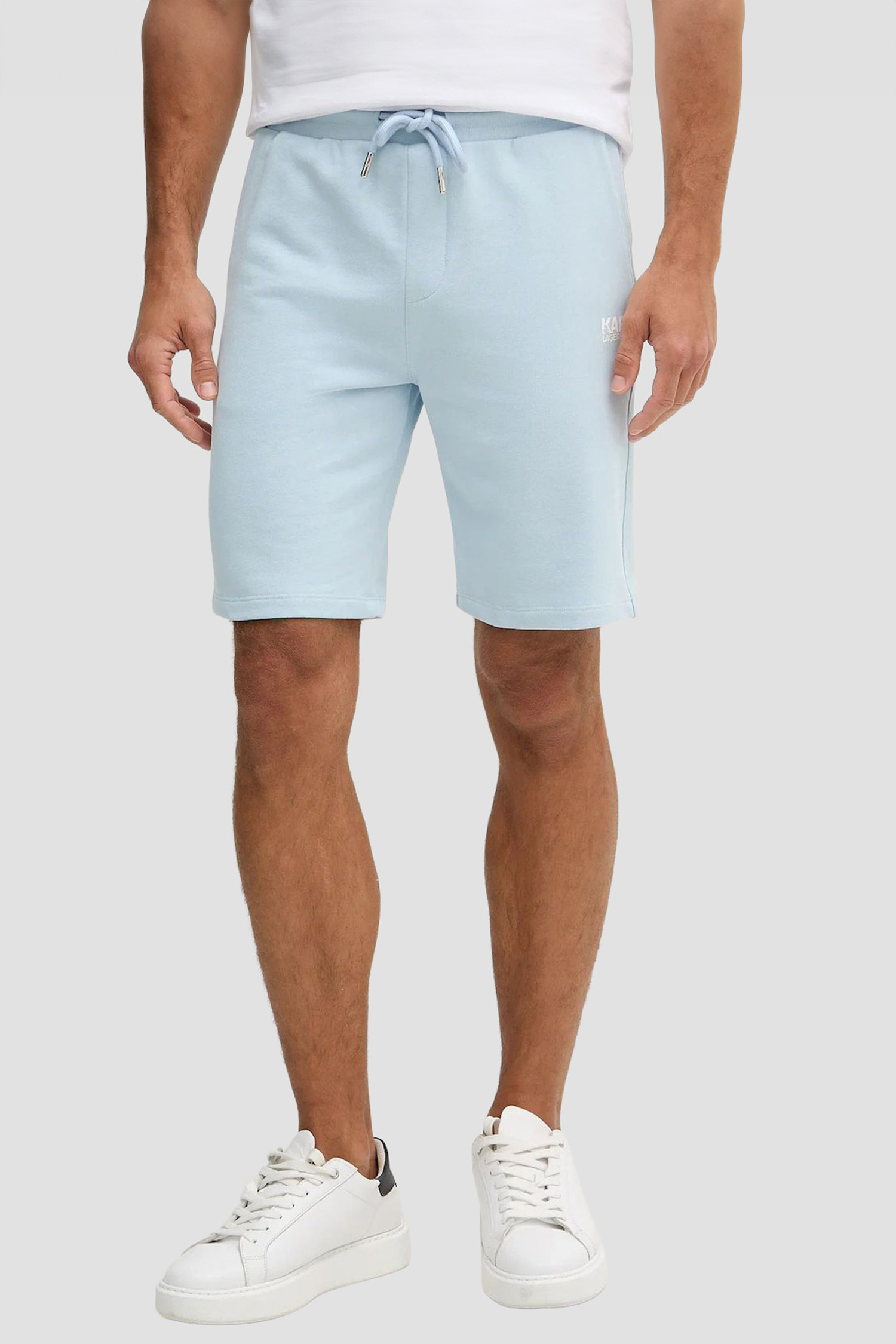 Мужские голубые шорты Karl Lagerfeld 561917.705783;600