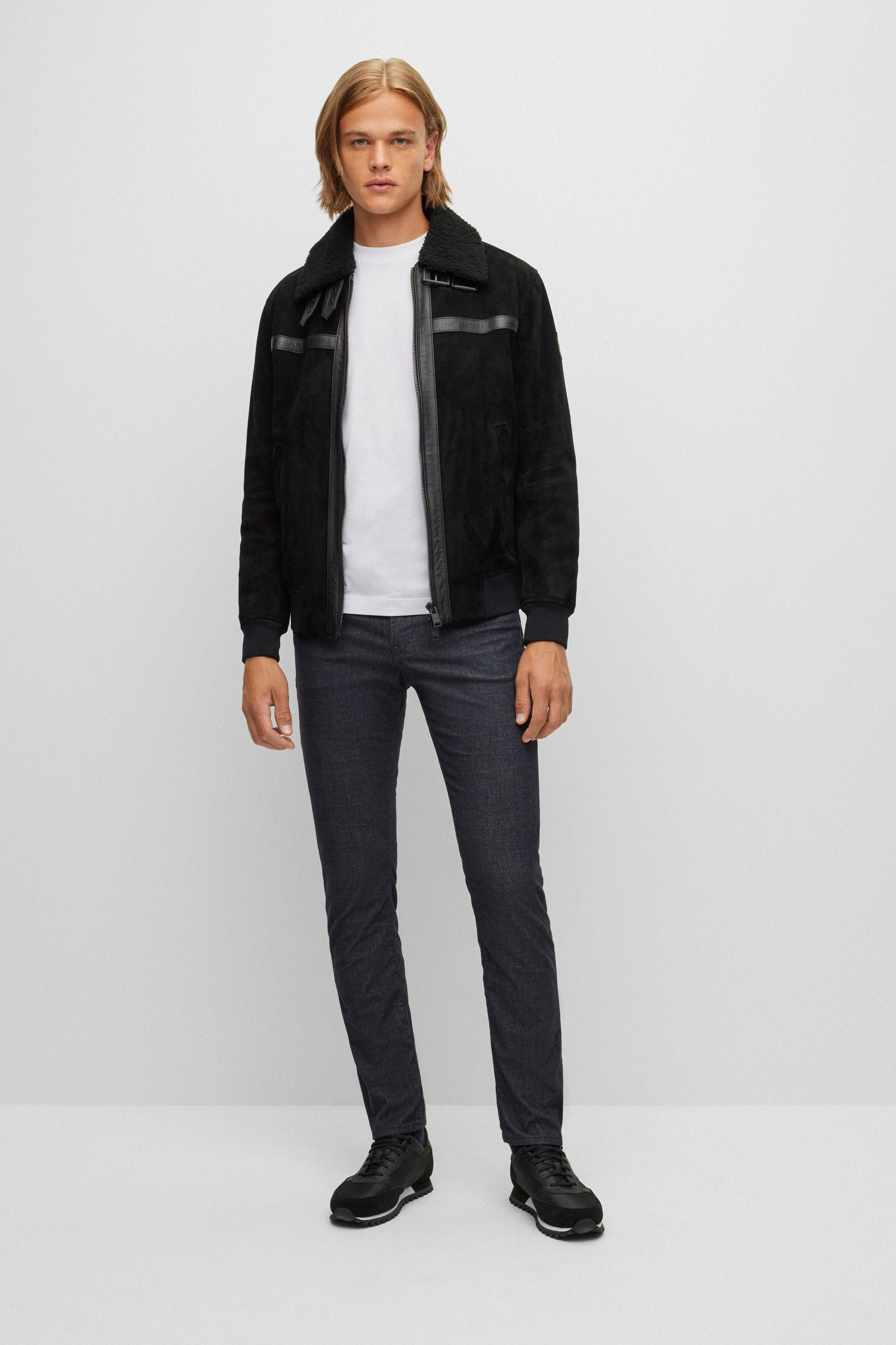 Чоловіча біла футболка BOSS 50468347;100