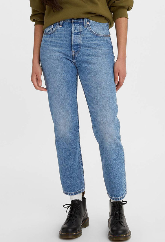 Жіночі блакитні джинси 501® Straight Crop Levi's® 36200;0236