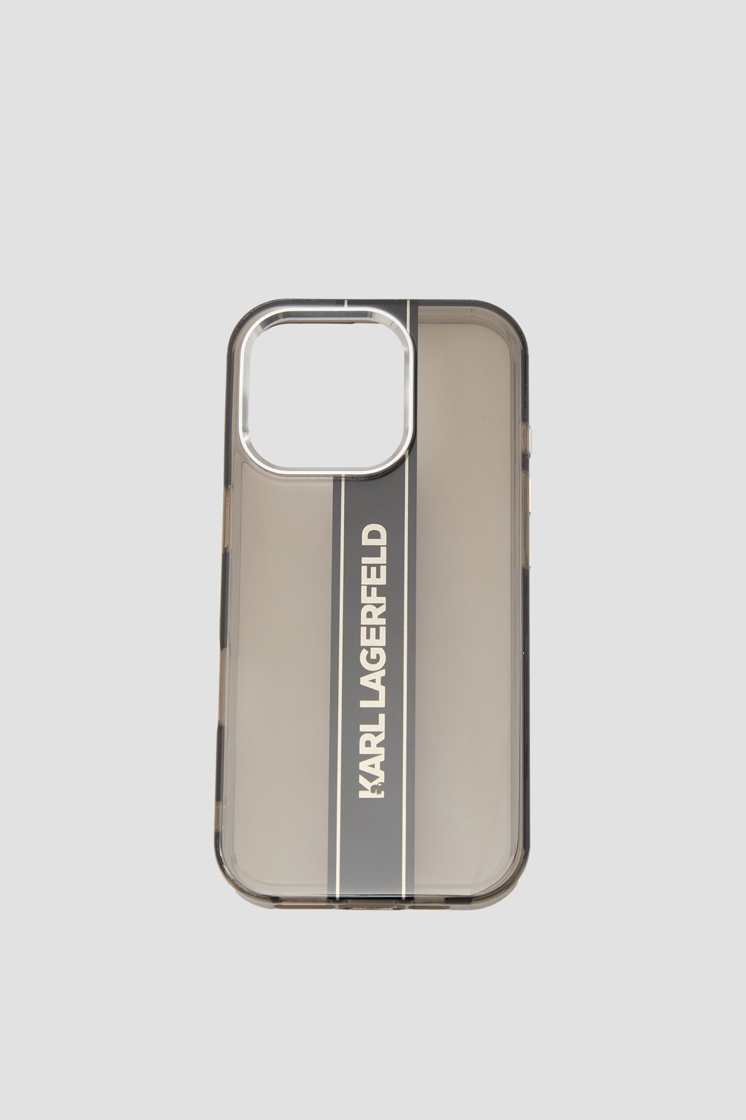 Чоловічий чохол для телефону iPhone 16 Pro Karl Lagerfeld KLHCP16LHCFCPSCK;BLACK
