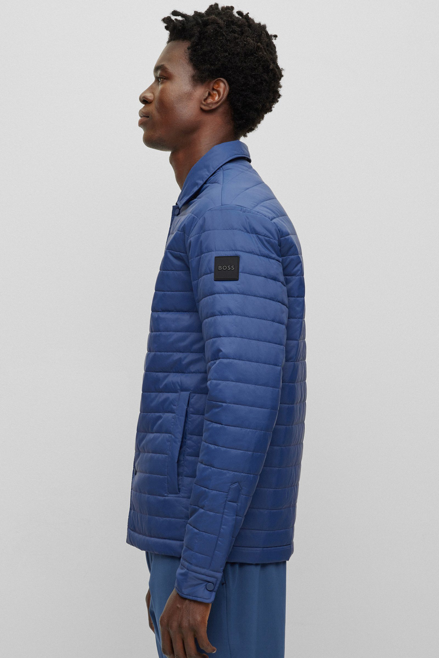 Мужская синяя куртка BOSS 50497165;475