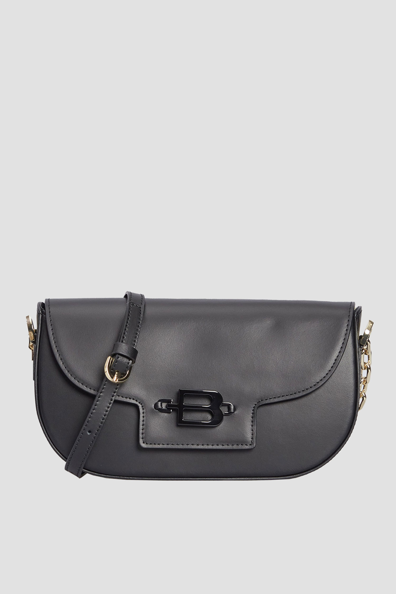 Жіноча чорна шкіряна сумка Baldinini B4E002XXVITE;0000
