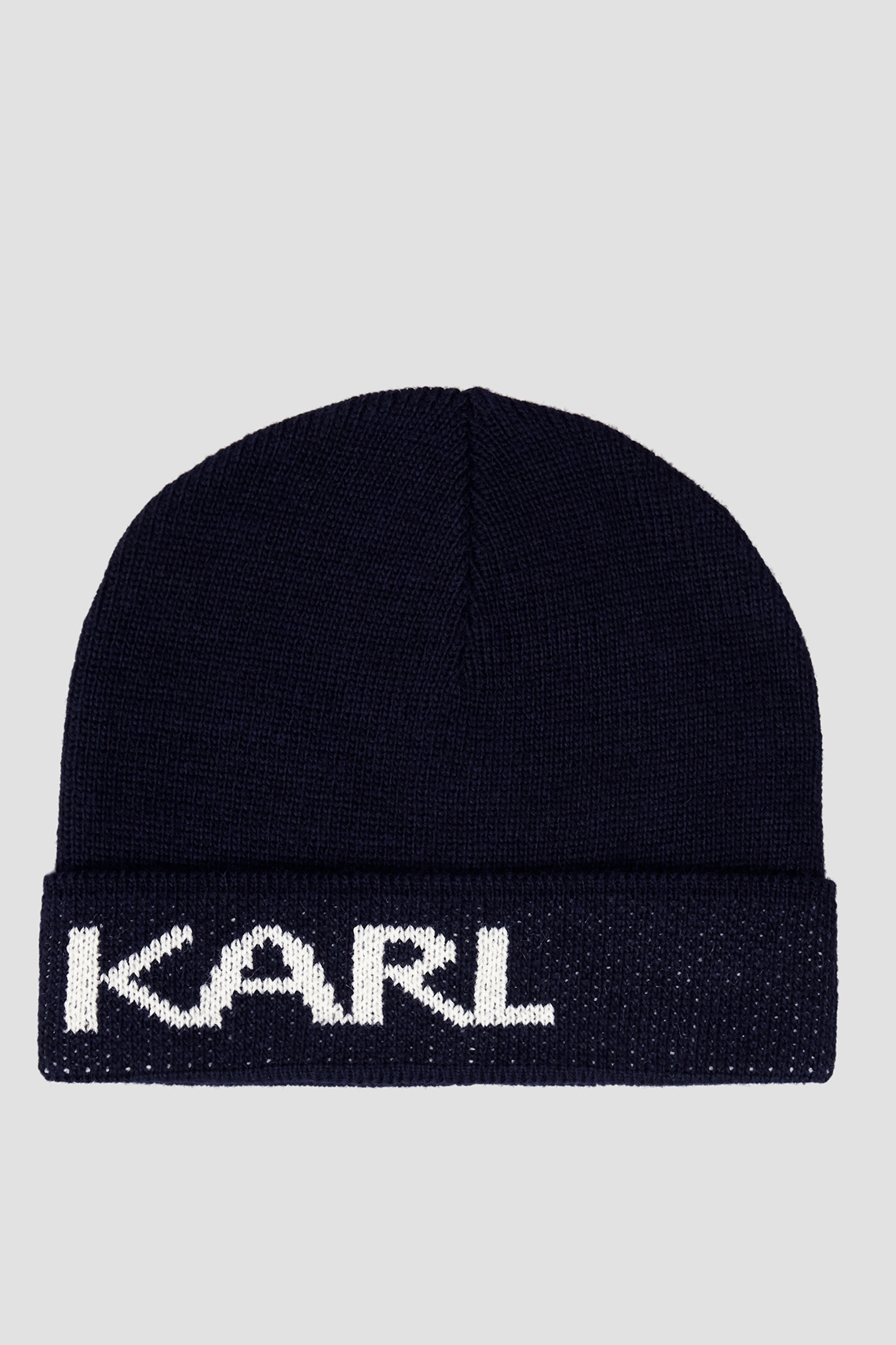 Мужская темно-синяя шапка Karl Lagerfeld 502322.805601;690
