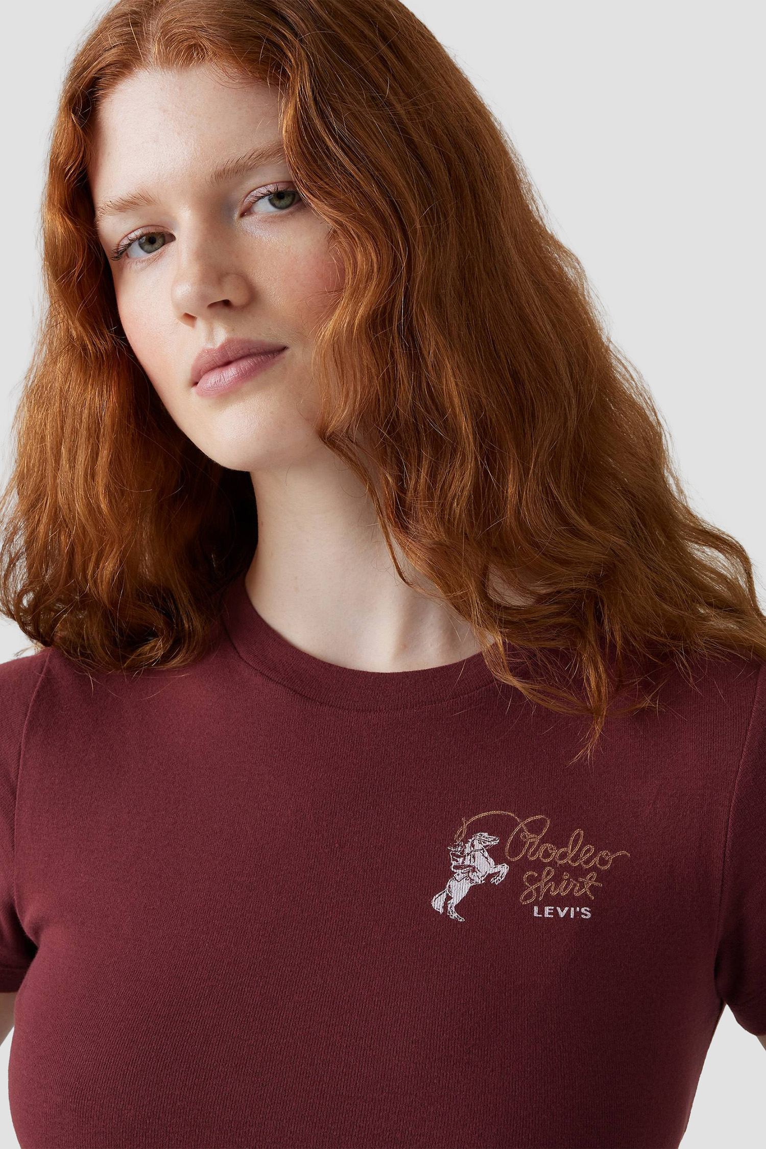 Жіноча бордова футболка Levi’s® A8798;0070