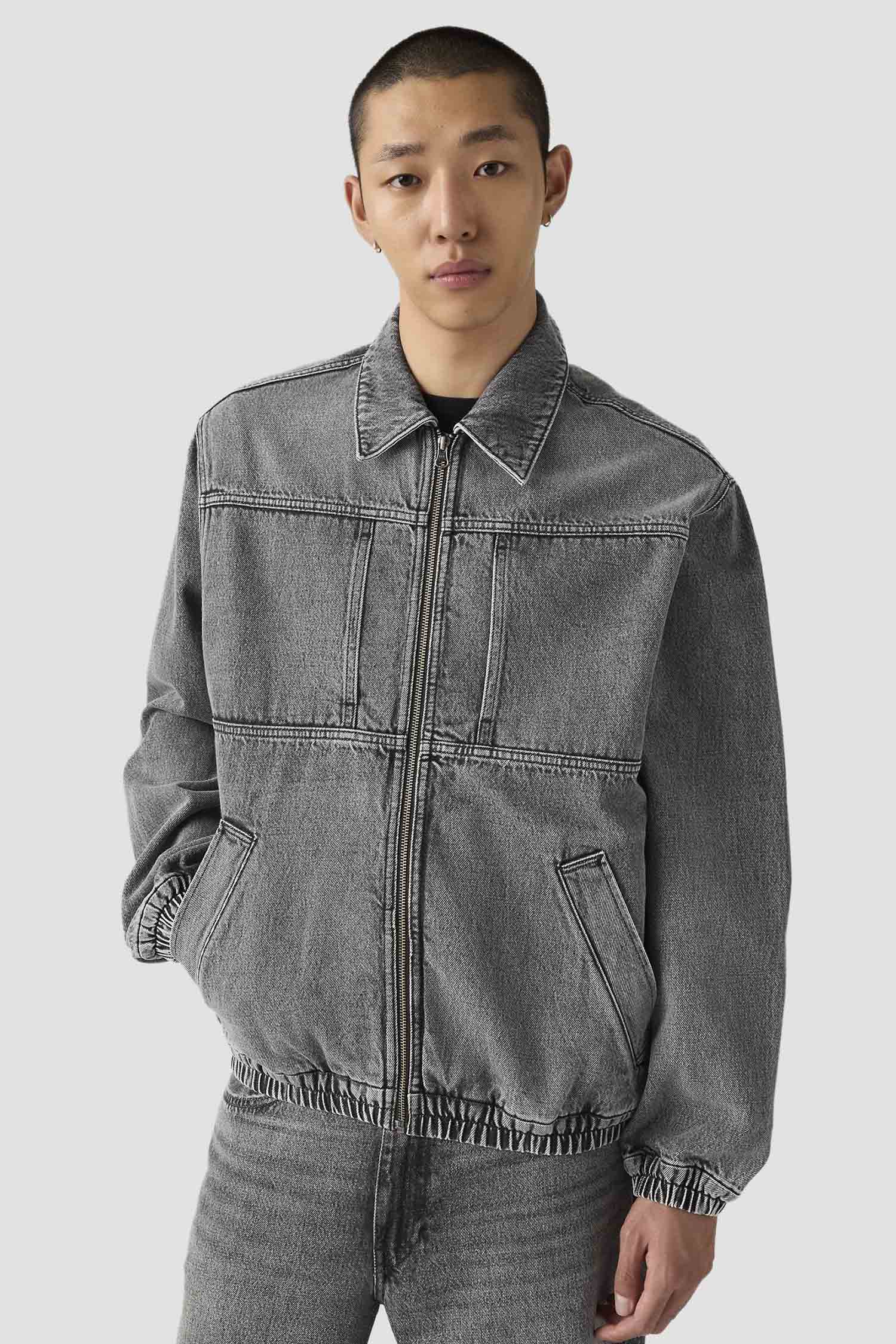 Чоловіча сіра джинсова куртка Levi’s® 005AK;0001