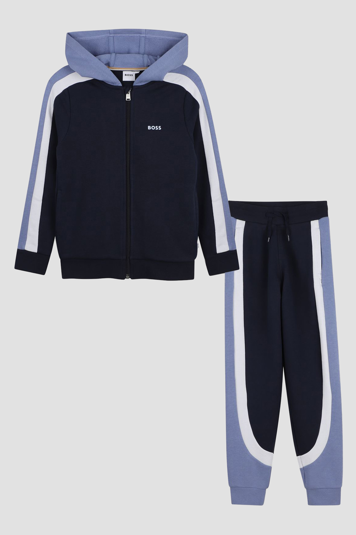 Дитячий темно-синій спортивний костюм (кофта, штани) BOSS kids J53004;849