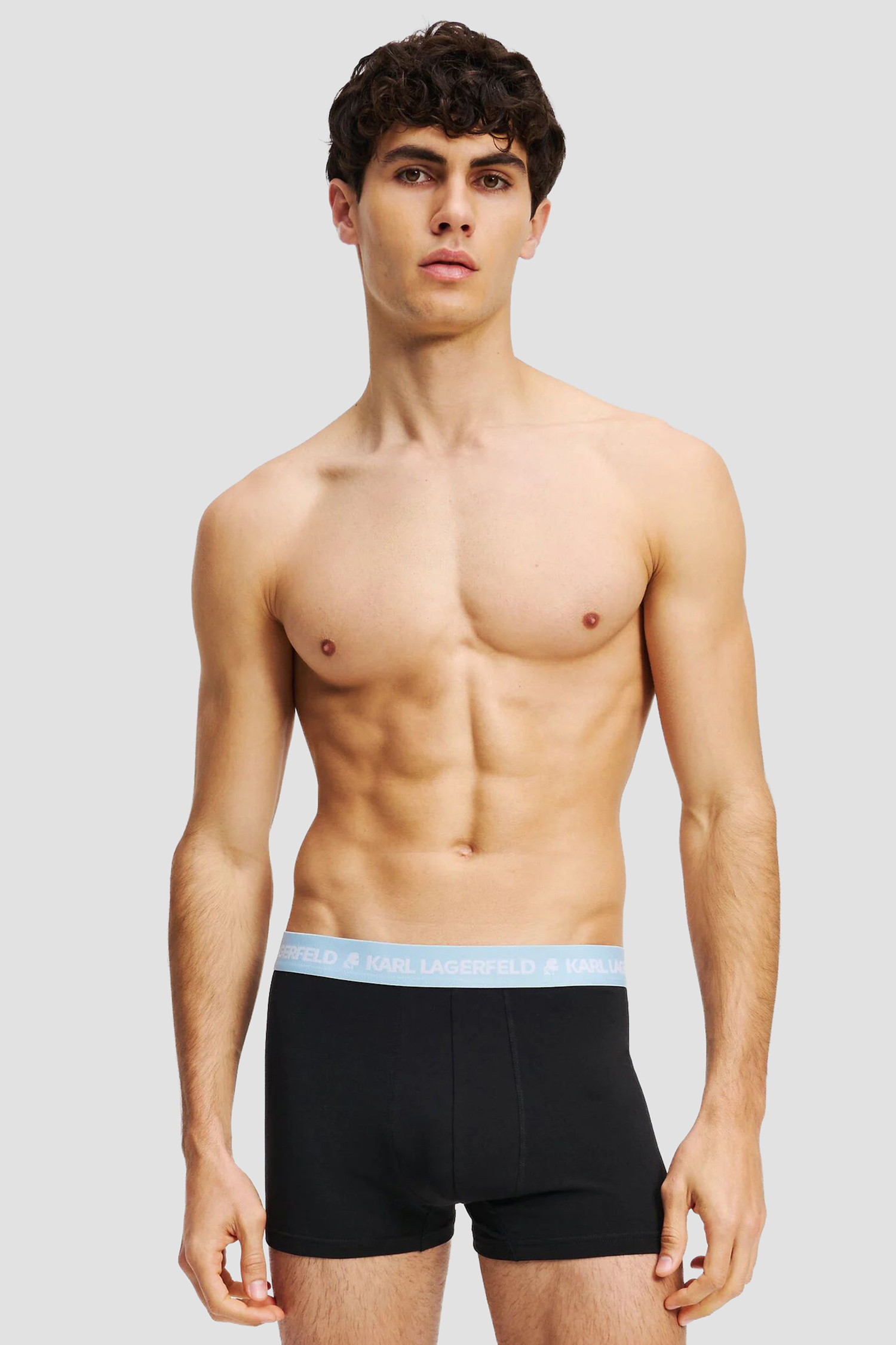 Мужские черные боксеры (3 шт) Karl Lagerfeld A1M47021;2CE