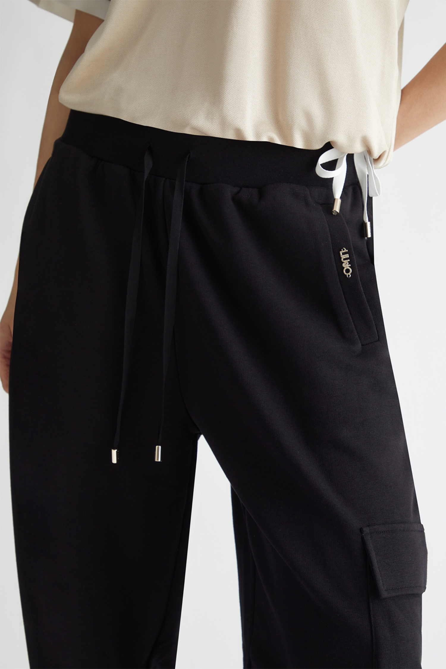 Жіночі чорні спортивні штани Liu Jo TA4089.FS927;22222