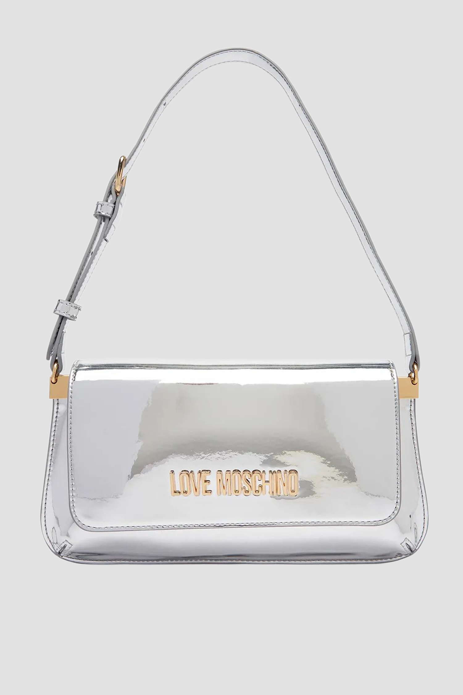 Жіноча срібляста сумка Moschino JC4058PP1O.LP0;902