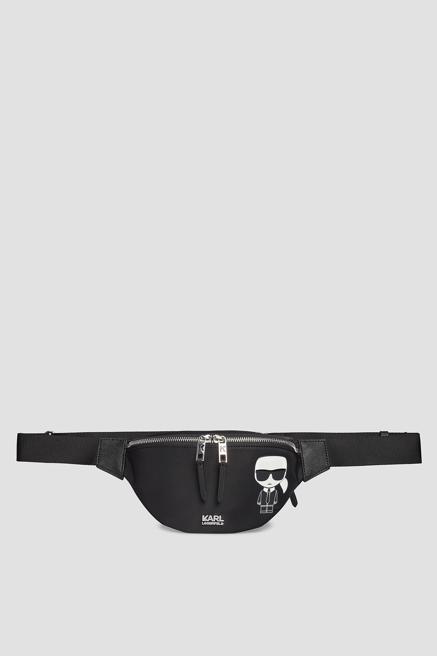Мужская черная поясная сумка Karl Lagerfeld 502199.805913;990