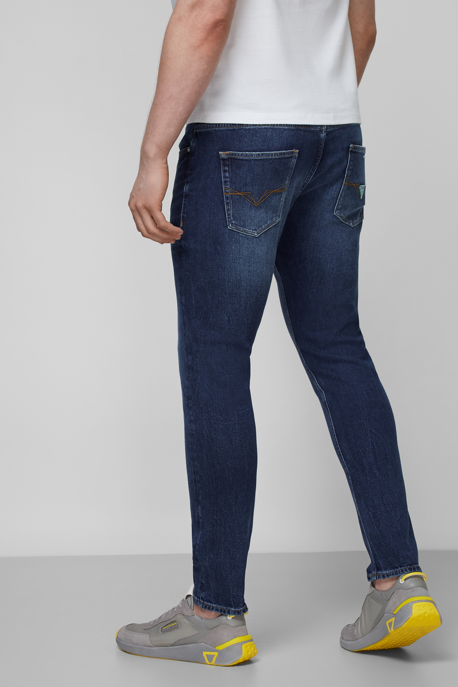 Мужские темно-синие джинсы Guess M1RA27.D46X5;WTLD