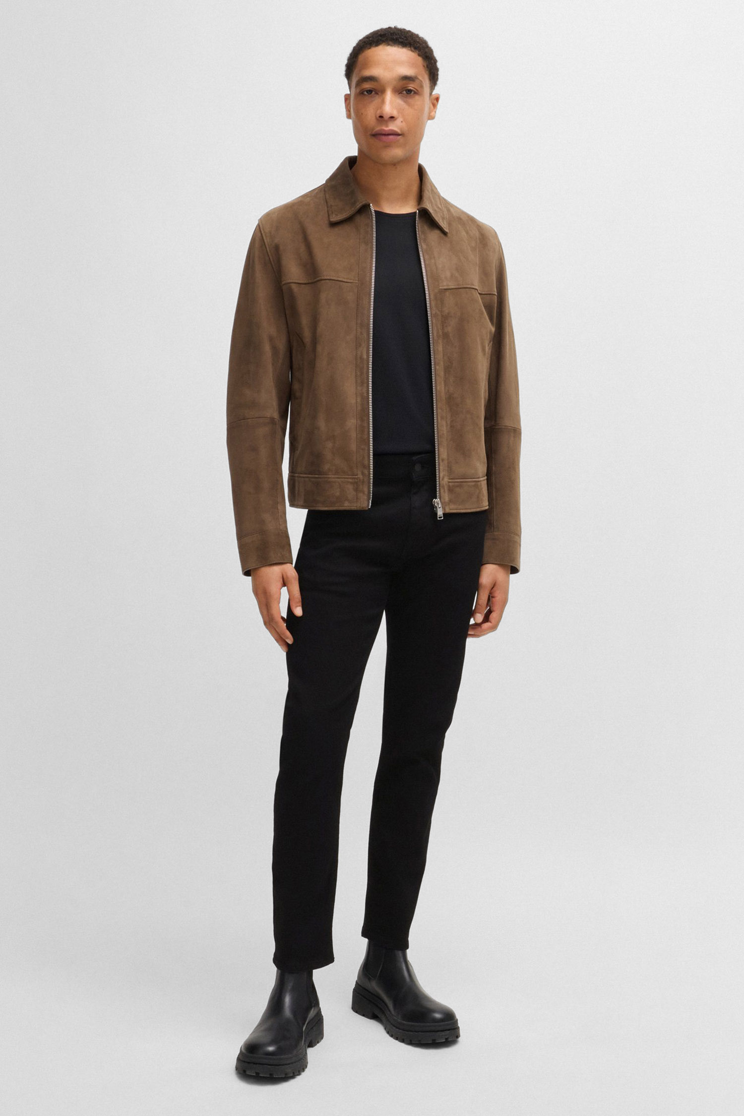 Мужские черные джинсы BOSS 50520837;003