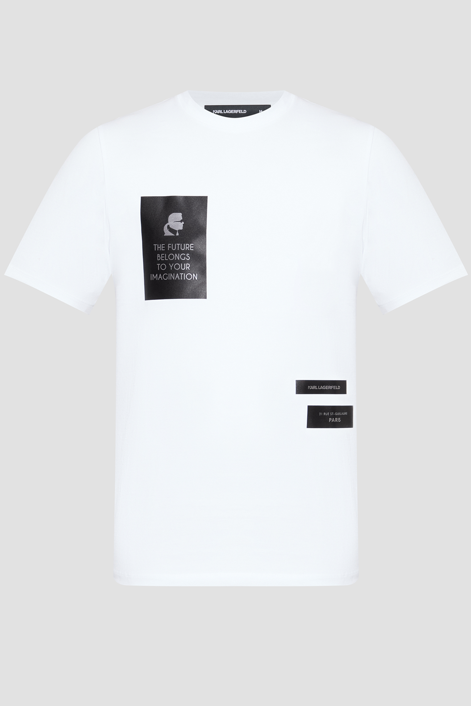 Чоловіча біла футболка Karl Lagerfeld 561221.755044;10