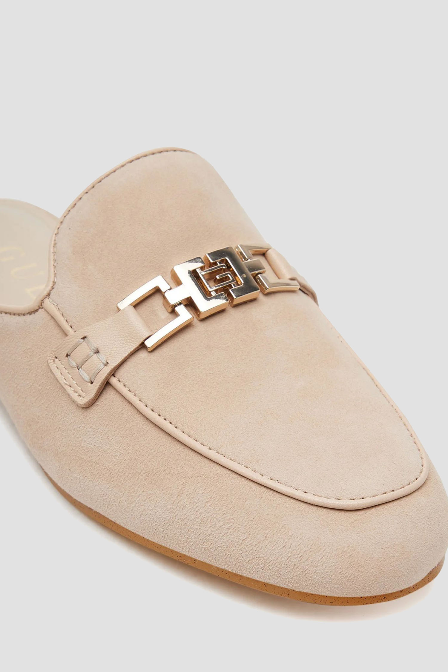 Женские бежевые мюли Guess FLJBOM.SUE06;TAUPE