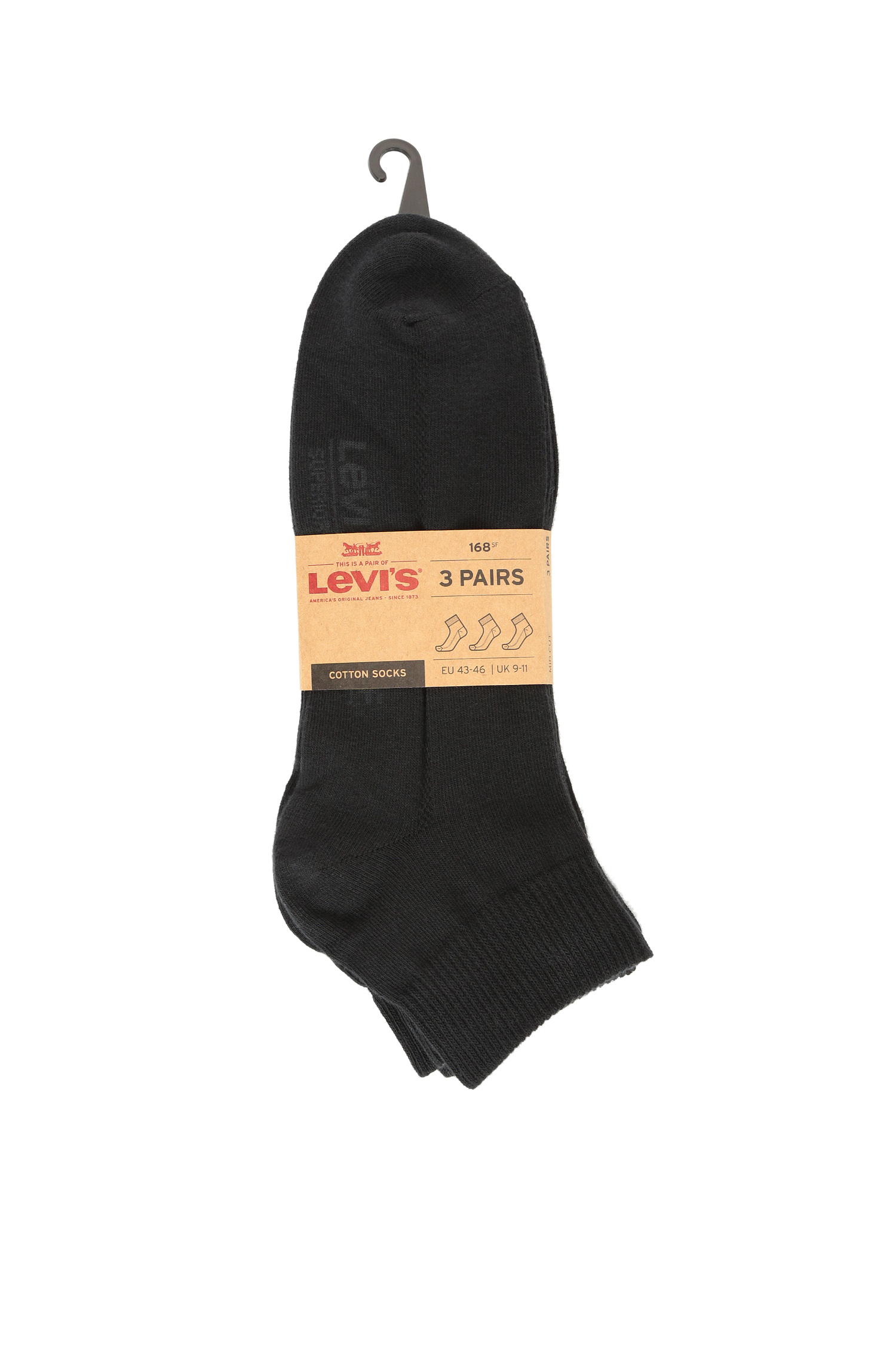 Черные носки (3 пары) Levi’s® 63023001;884