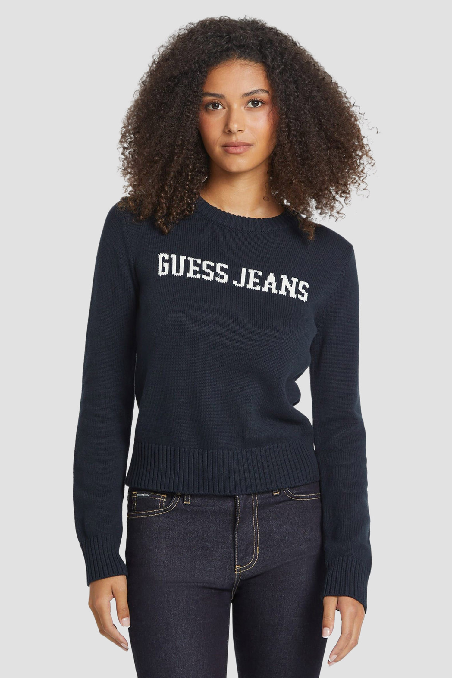Жіночий темно-синій светр Guess Jeans W4BR10.Z3HM1;A71W