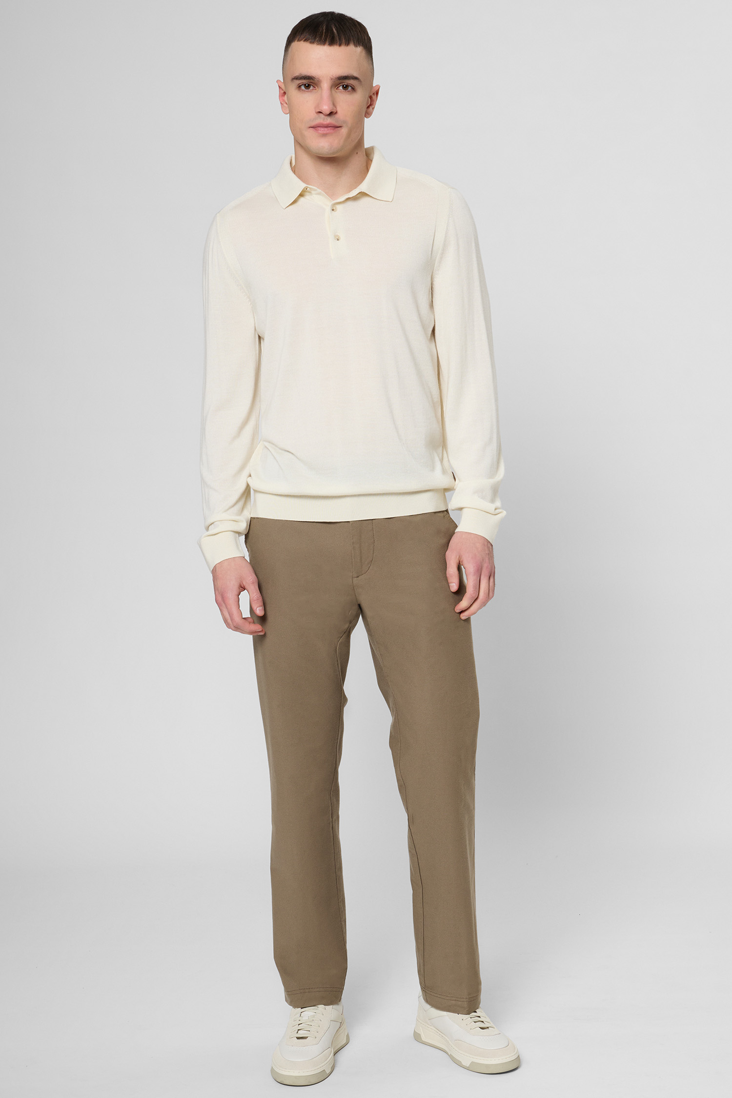 Мужские бежевые брюки BOSS 50551426;245