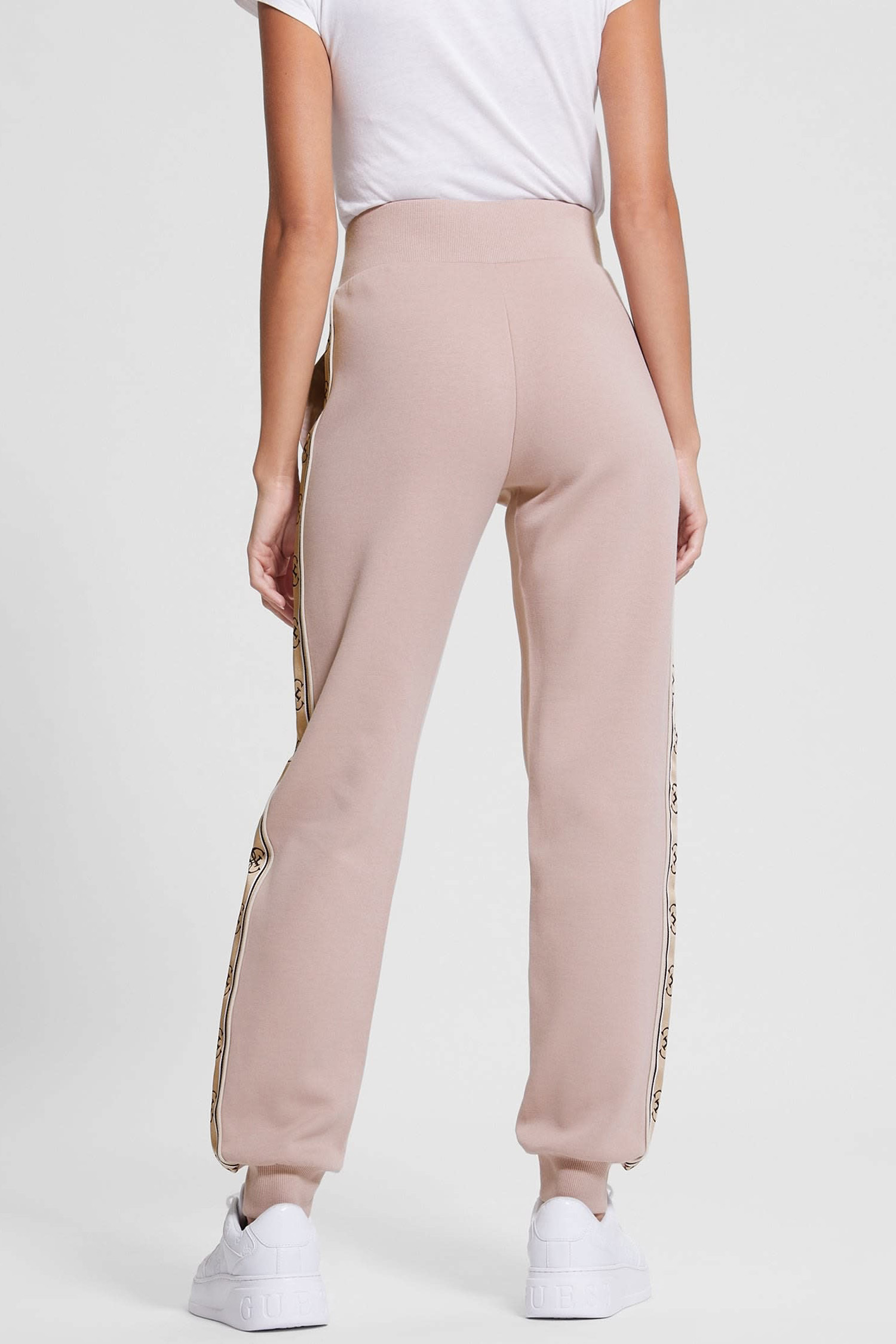 Женские пудровые спортивные брюки Guess V2YB15.KB3P2;G4Q9