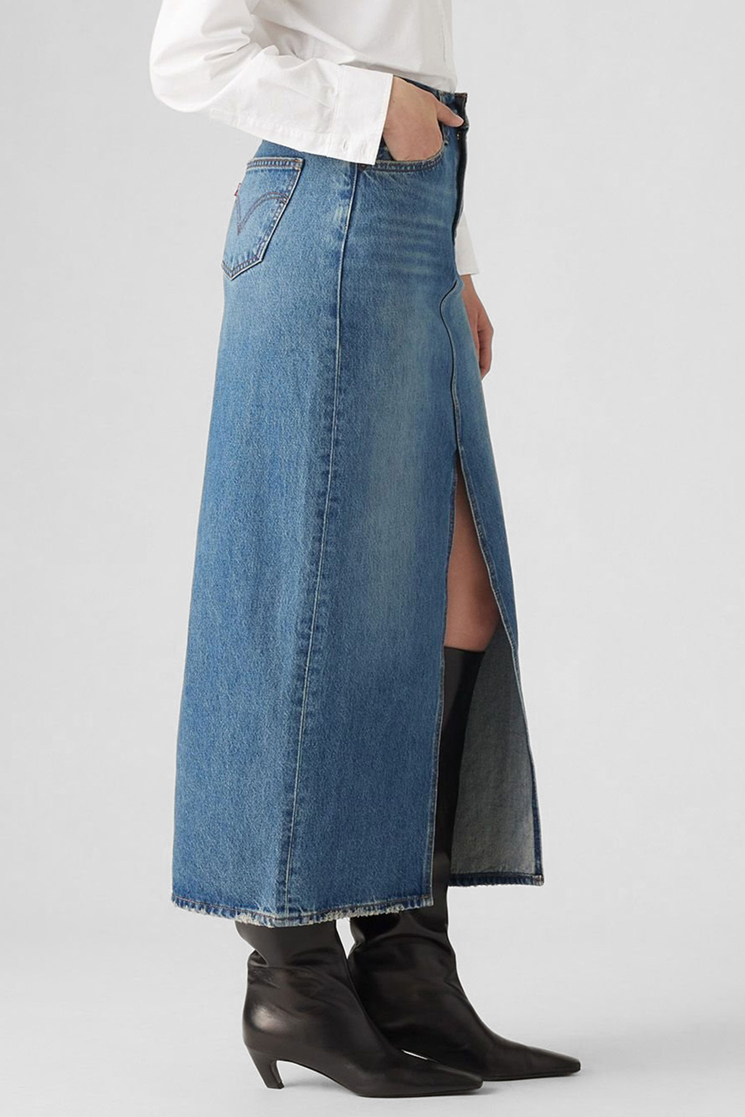 Женская синяя джинсовая юбка Levi’s® A7512;0008