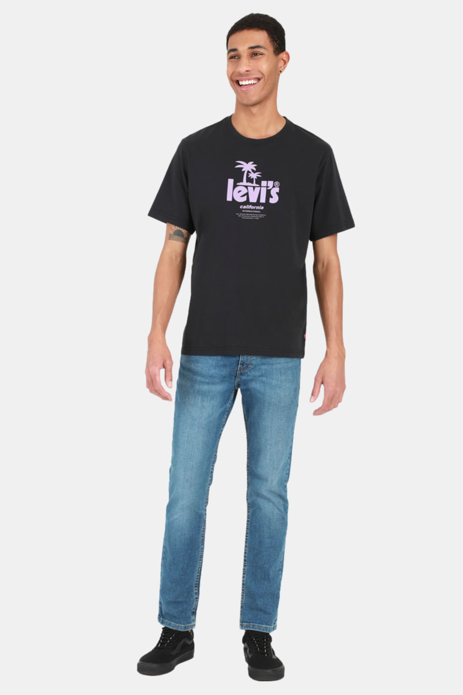 Мужская черная футболка Levi’s® 16143;0485