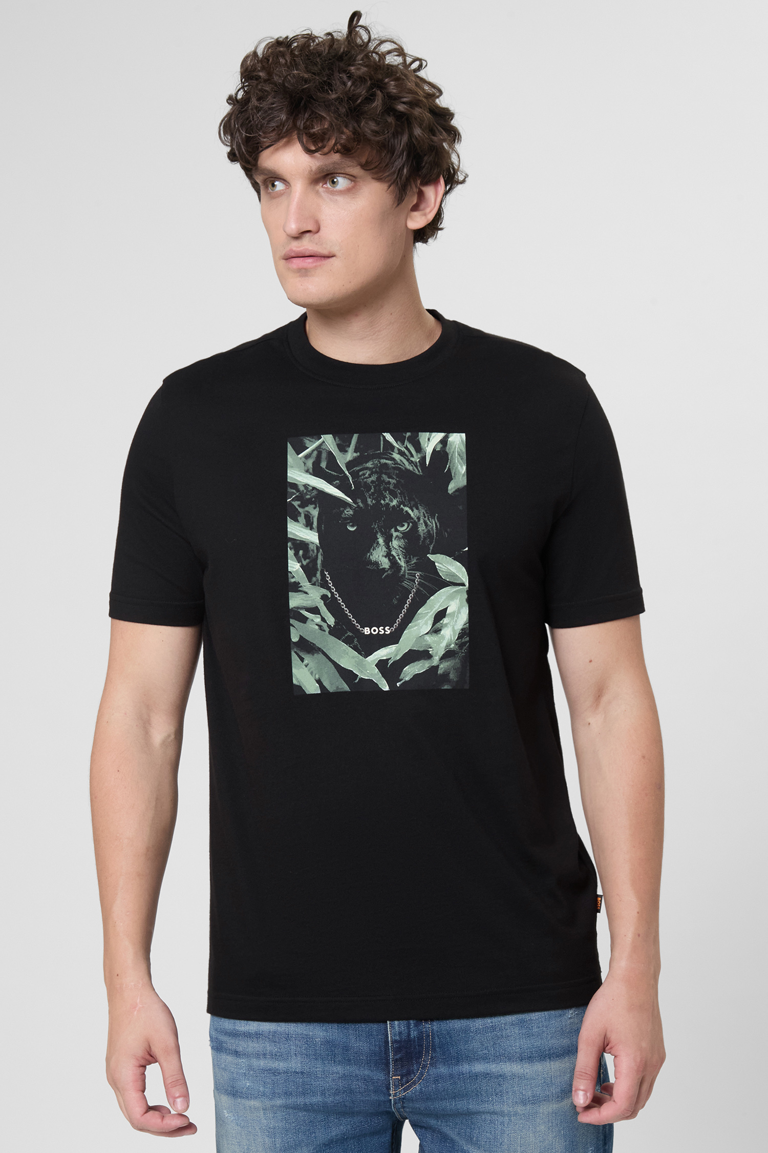 Мужская черная футболка BOSS 50546362;001