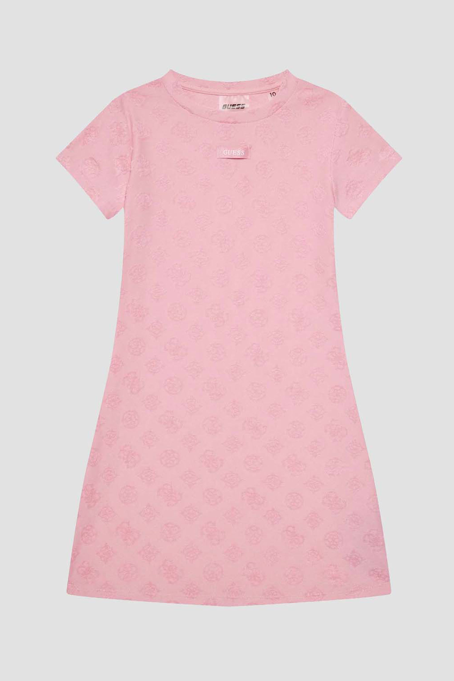Детское розовое платье с узором Guеss Kids J5GK38.KCT02;F6EV
