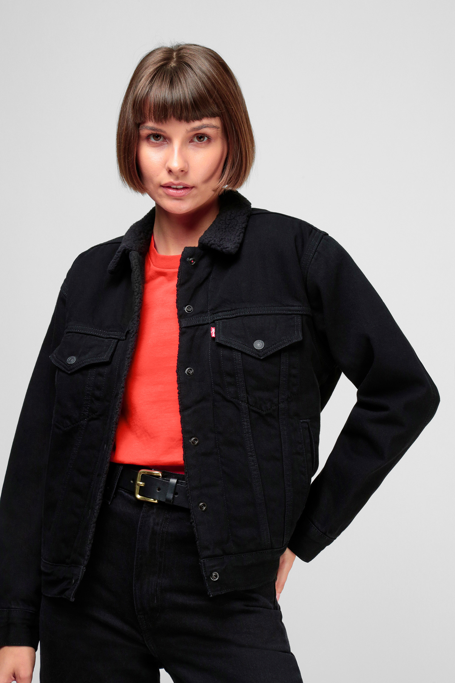 Жіноча чорна джинсова куртка Levi’s® 36137;0015