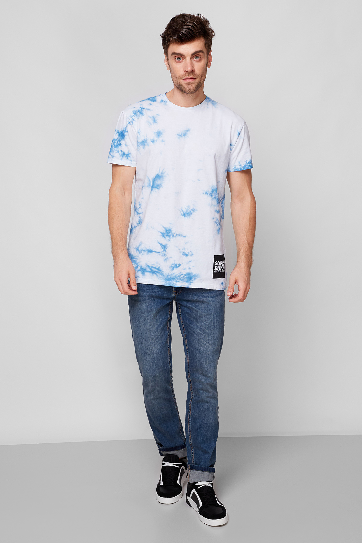 Мужская белая футболка SuperDry M1010264A;P74