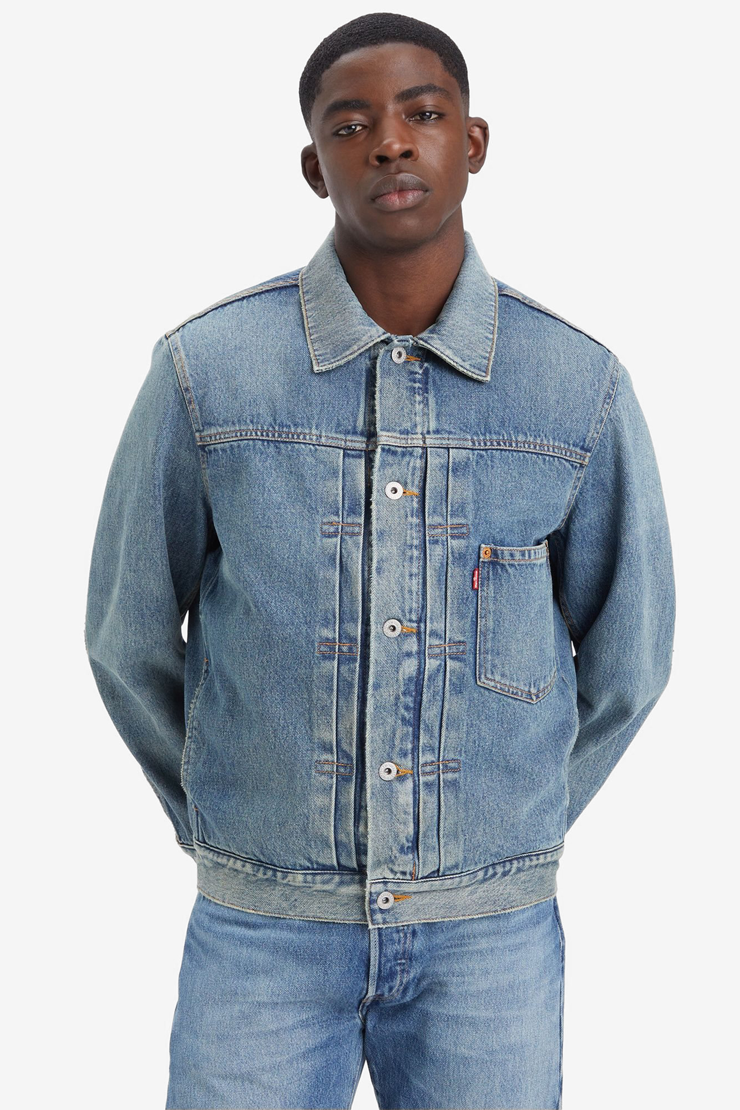 Мужская голубая джинсовая куртка 2в1 Levi’s® A8634;0000