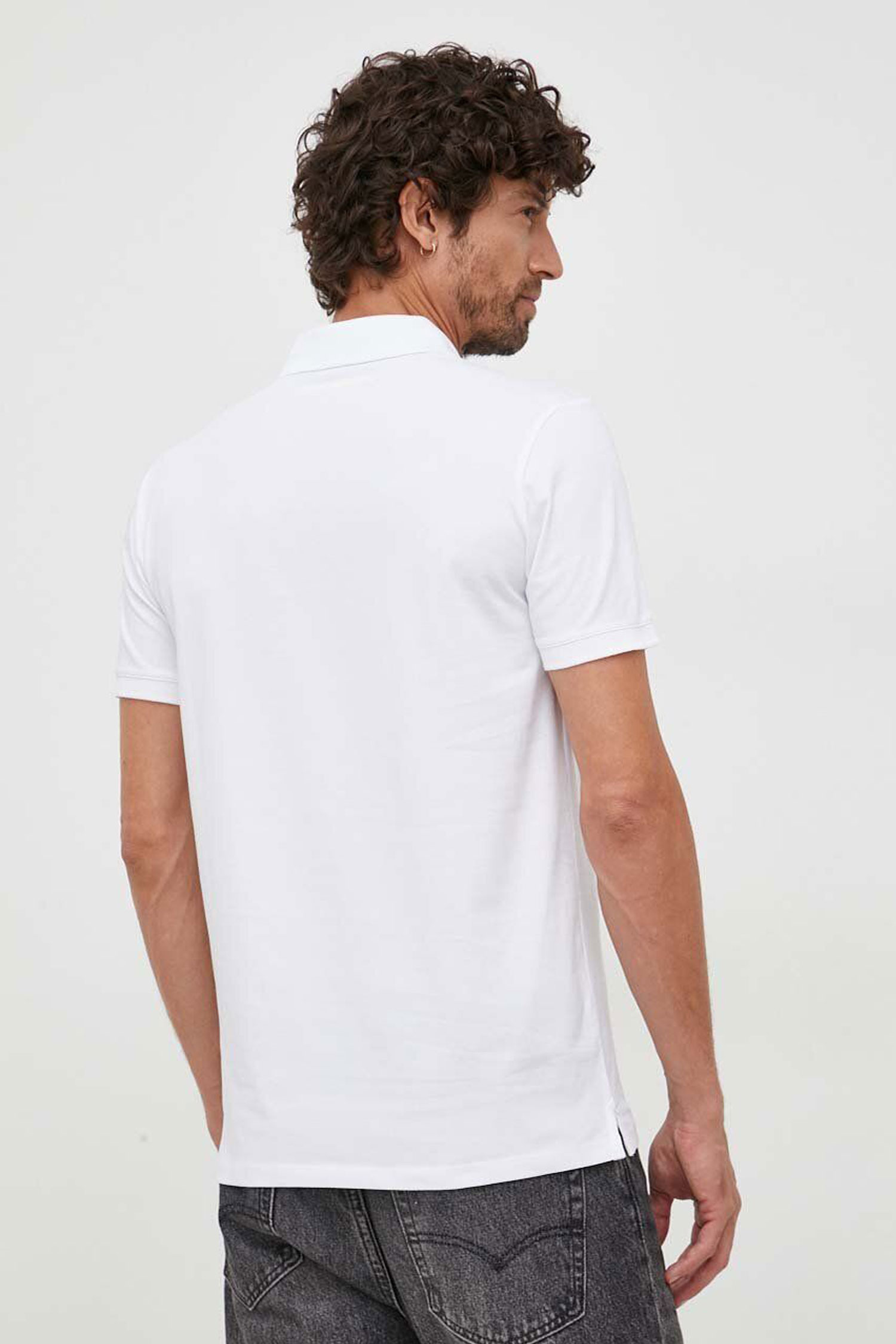 Чоловіче біле поло Karl Lagerfeld 500221.745022;10