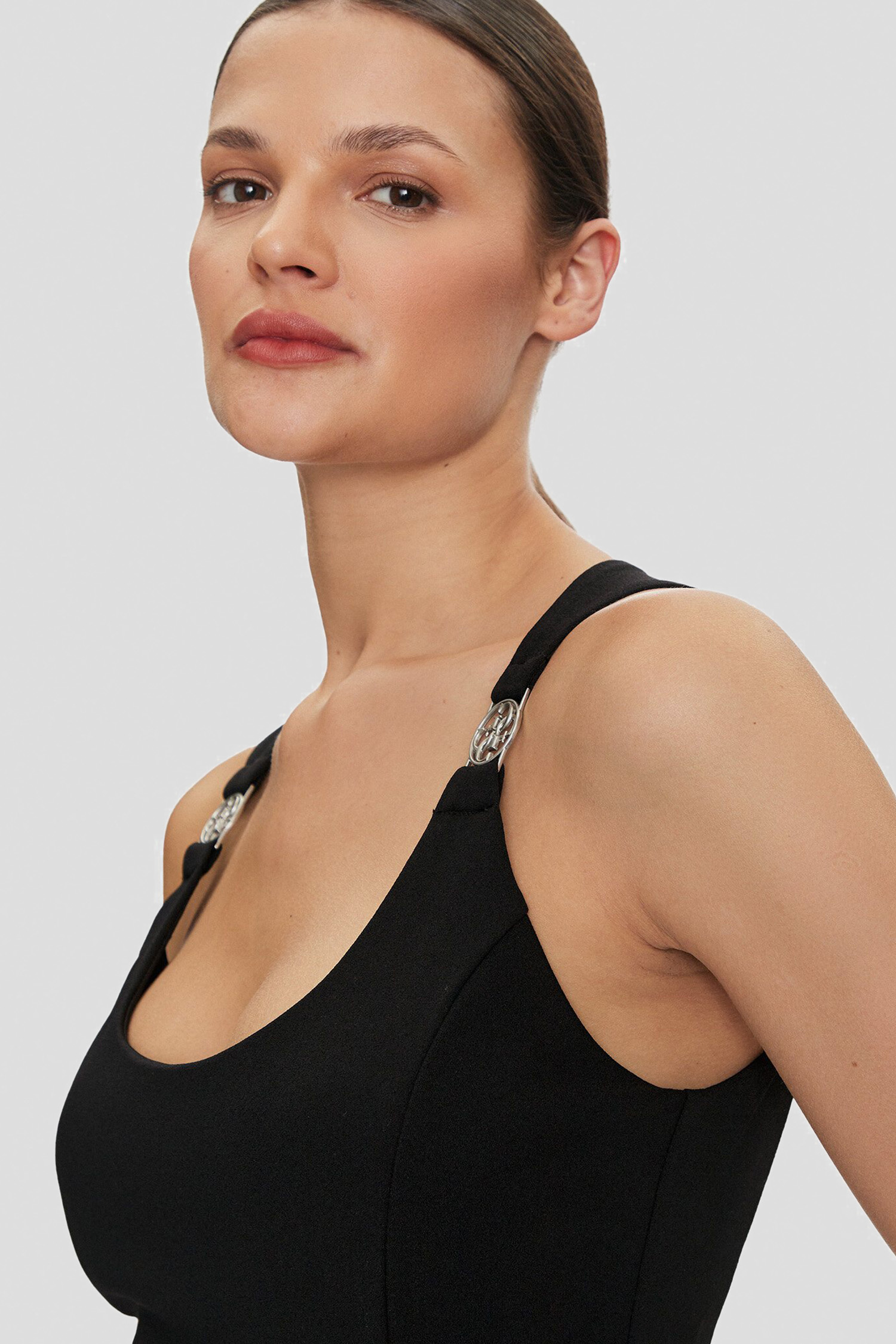 Жіноча чорна сукня Guess W4YK24.KCBO2;JBLK