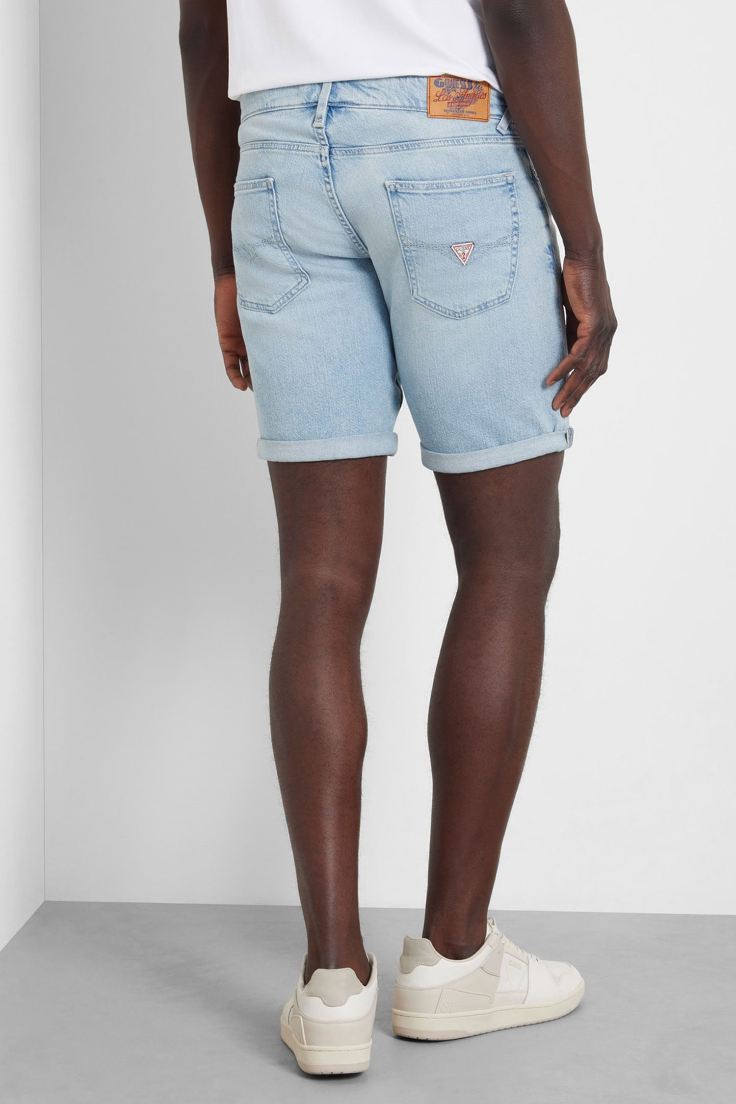 Мужские голубые джинсовые шорты Guess M4GD01.D5AZ2;COVY