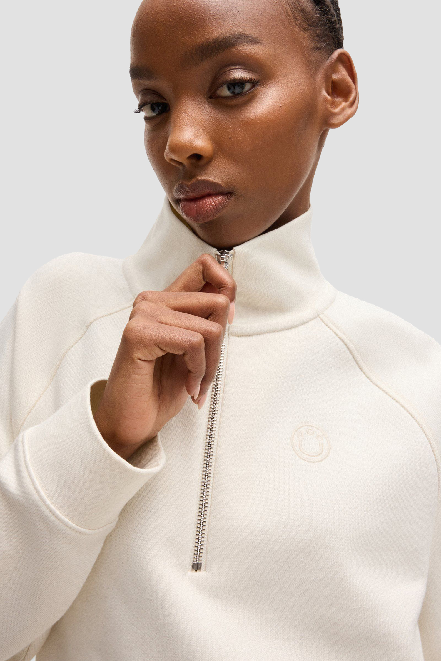 Женская белая спортивная кофта HUGO BLUE 50537102;110