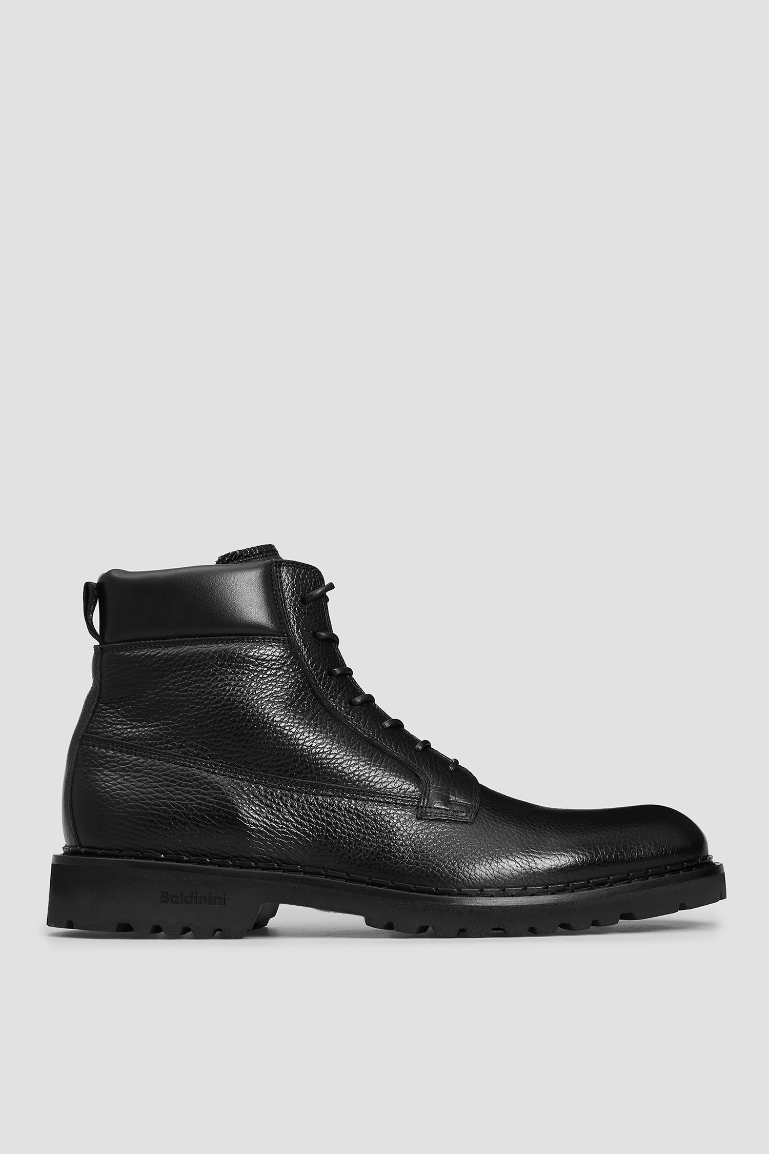 Мужские черные кожаные ботинки Baldinini U2B303CEMW;NENE