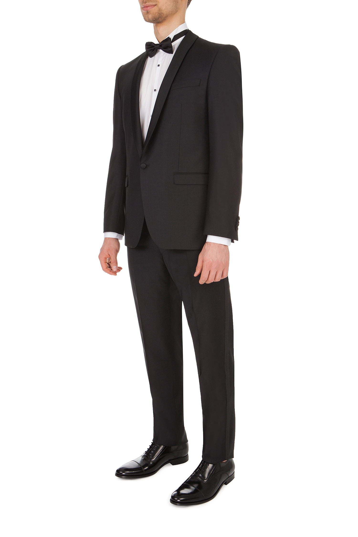 Мужской черный костюм (пиджак, брюки) Karl Lagerfeld 600096.156301;990