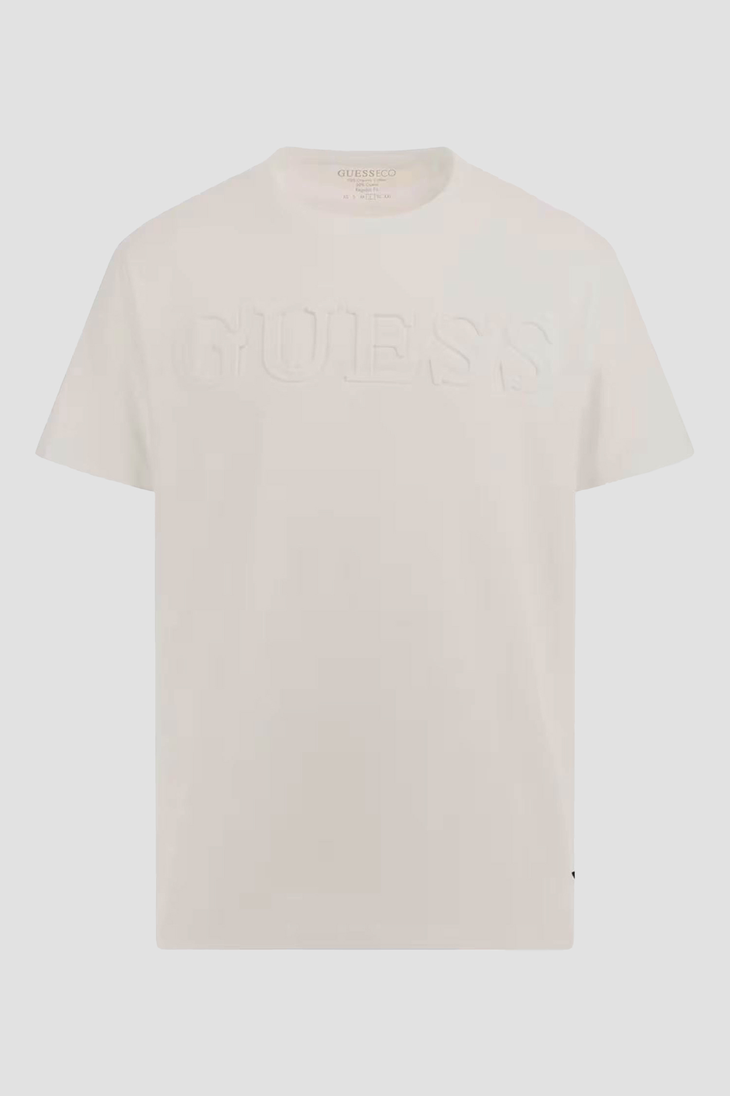 Мужская белая футболка Guess M4PI0E.K8HM4;G011